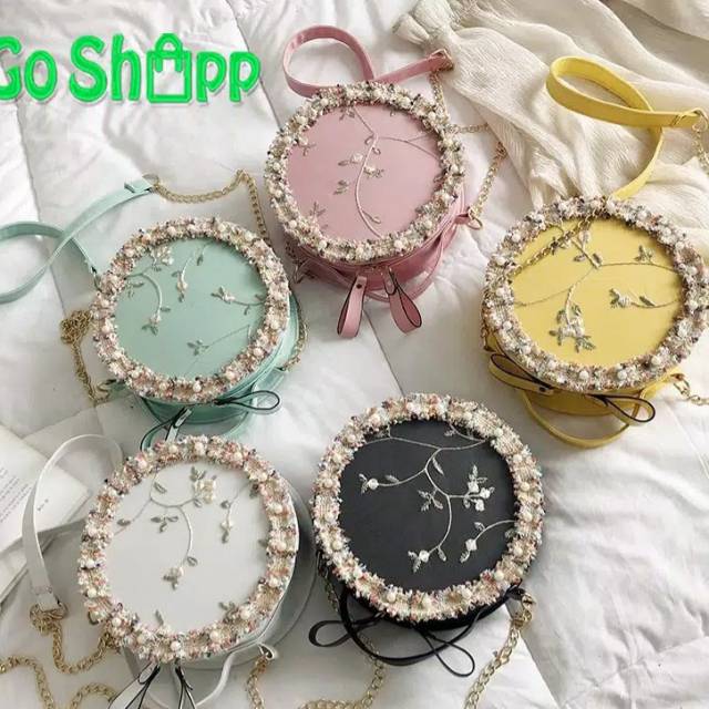 Sling Bag Bulat,Tas import