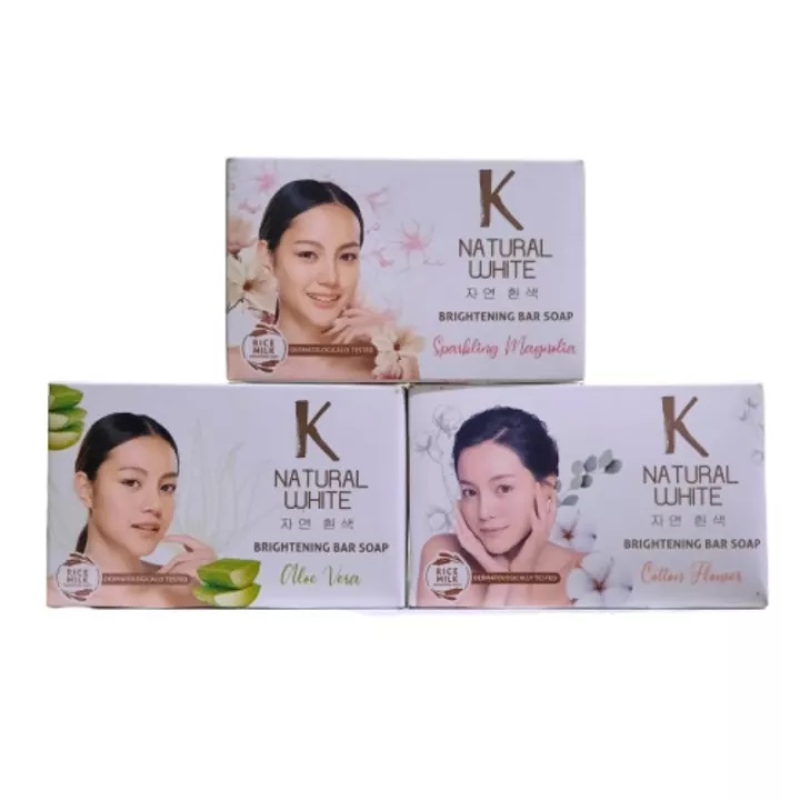 K Natural White Brightening Bar Soap 85g