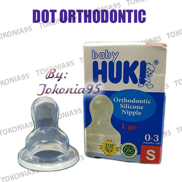 Dot Orthodontic Bayi Baby Huki - Orthodontic Silicne Nipples Huki