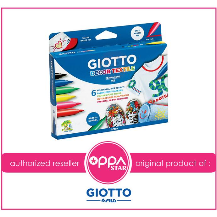 

Spidol Giotto Decor Textile Kain Kanvas Baju Sepatu Marker