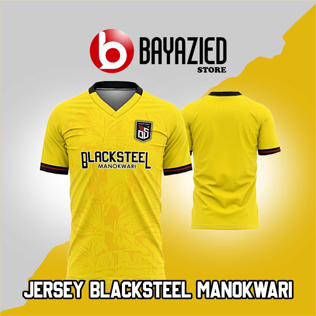 BLACKSTEEL MANOKWARI JERSEY FUTSAL INDONESIA