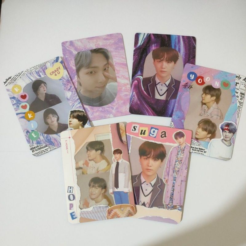 [BTS] Top loader deco aesthetic BTS kertas album laminasi glitter aesthetic packing