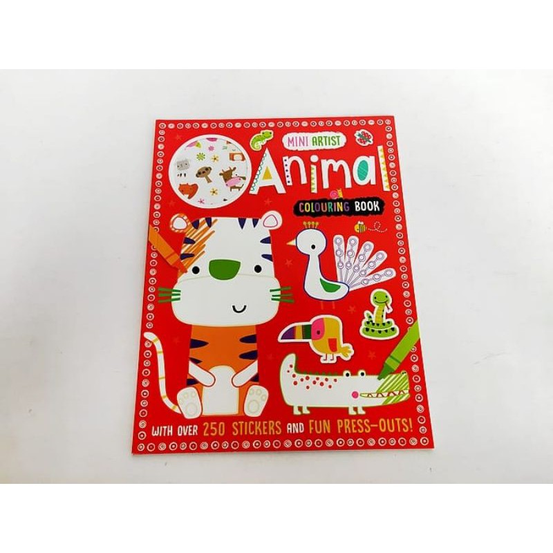 Download Mini Artist Animal Coloring Book Shopee Indonesia