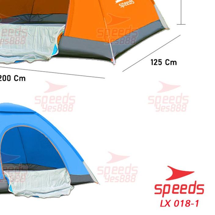 ➽ SPEEDS Tenda Camping Lipat/Otomatis Outdoor & Indoor Tenda Gunung 018-1 ◊