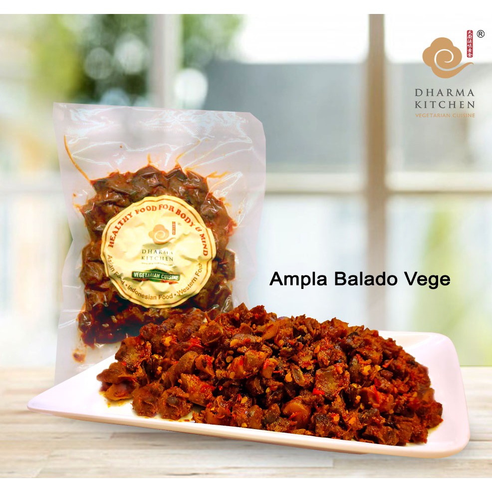 

Dharma Kitchen - Ampela Balado Vegetarian - Frozen Healty Food