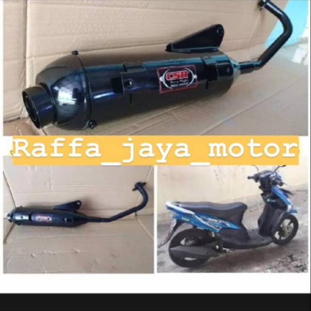 Knalpot mio smile mio sporty racing bobokan csr