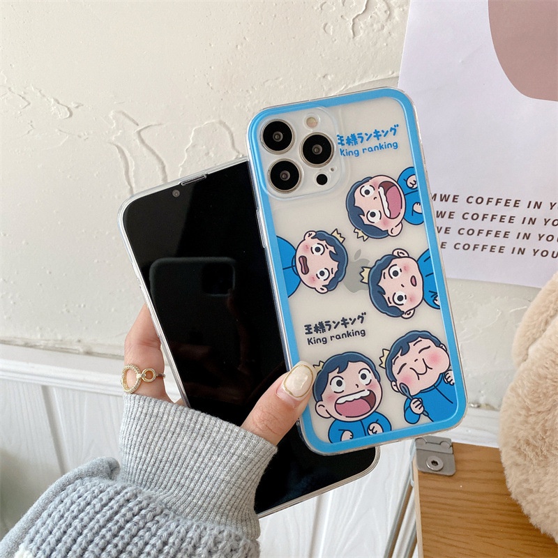 IPHONE Kartun Lucu Pangeran Ponsel Pelindung Soft Case Cover Untuk Iphone7 8 PLUS X XR XS 11 12 13 PRO MAX SE 2020 Pelindung Tahan Guncangan