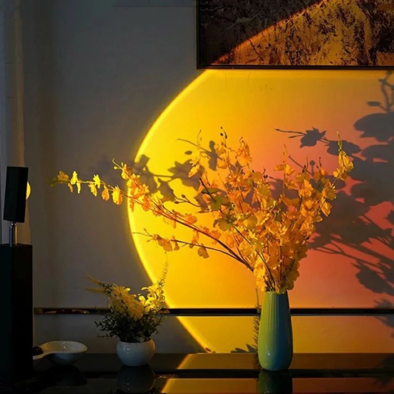 Lampu Sunset Aesthetic Efek Matahari