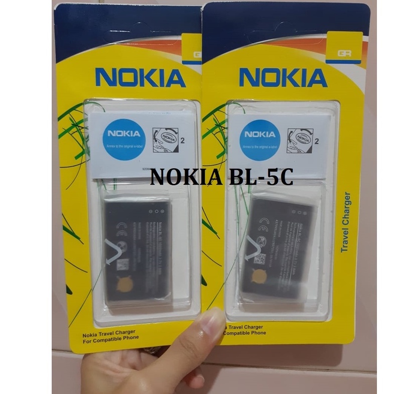 Baterai Battery Original NOKIA / MICROSOFT / Lumia BL-5C BL 5C NOKIA Batre Nokia BL-5C Batt BL5C