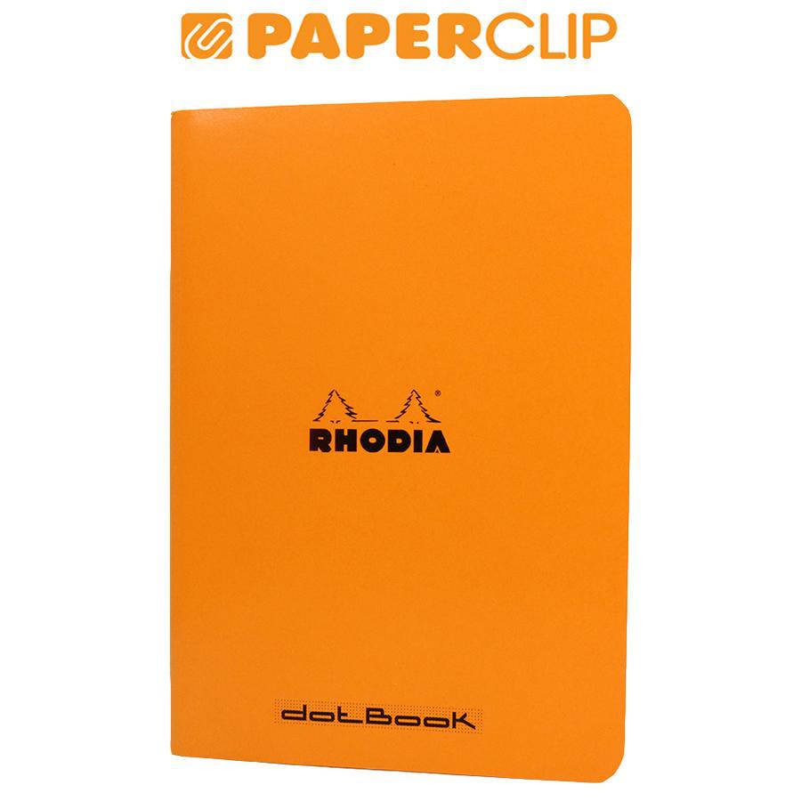 

NOTEBOOK RHODIA A5 STAPLEBOUND ORANGE DOT GRID 119190C