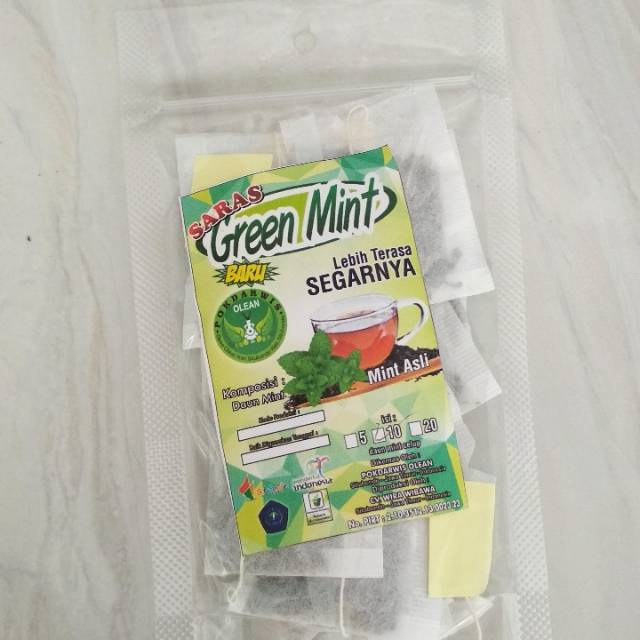

Teh daun mint asli - green mint