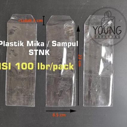 

[PROMO JTE52] Plastik STNK PVC / Sampul PVC Cover STNK uk. 8,5 x 23 ISI 100 pcs Ready Stok