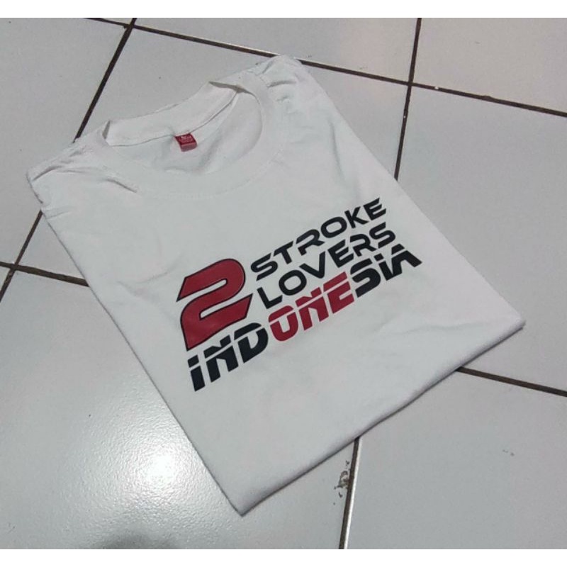 Kaos tshirt 2STROKE lover Indonesia// baju 2stroke lover, kaos distro 2stroke