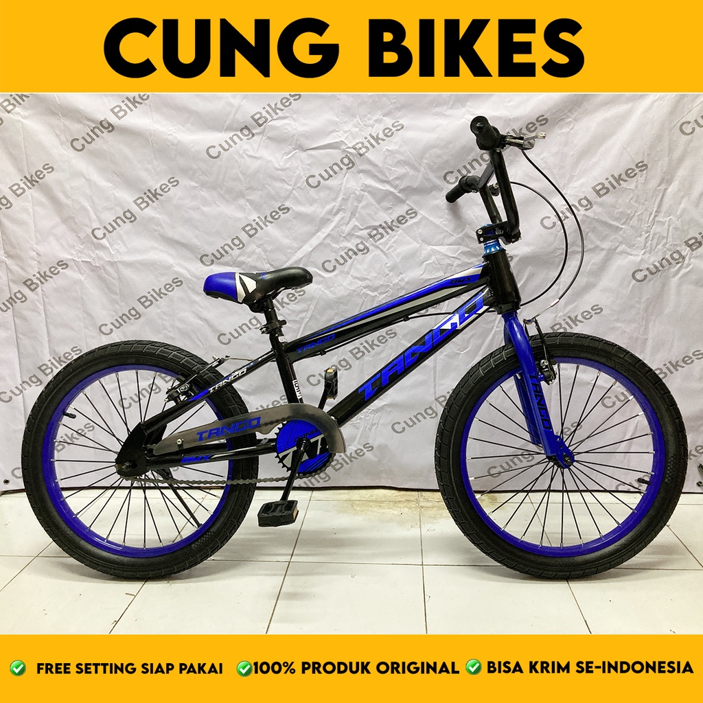 Sepeda BMX 20 Inch Tango Sport desain ban besar jumbo 2.50 bisa untuk anak sampai dewasa
