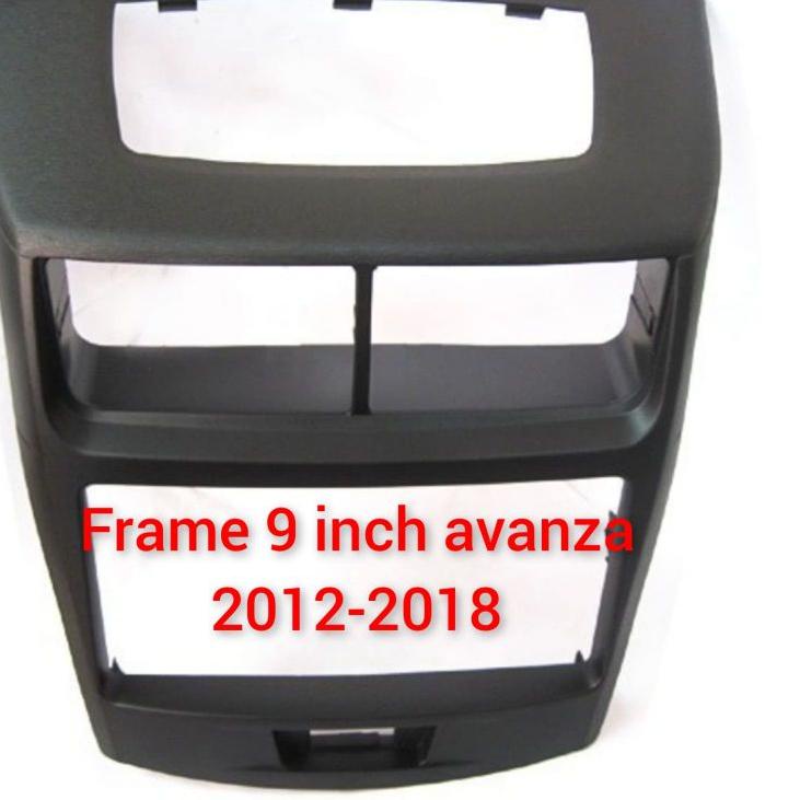 Special frame tape mobil double din 9 inch mobil all  avanza 2012-2017