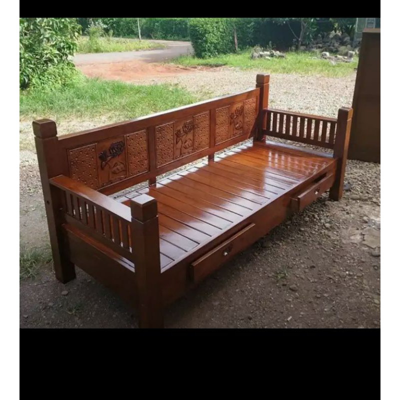 bale bale kayu jati minimalis  kursi bale bale sofa bale bale jati ukir minimalis