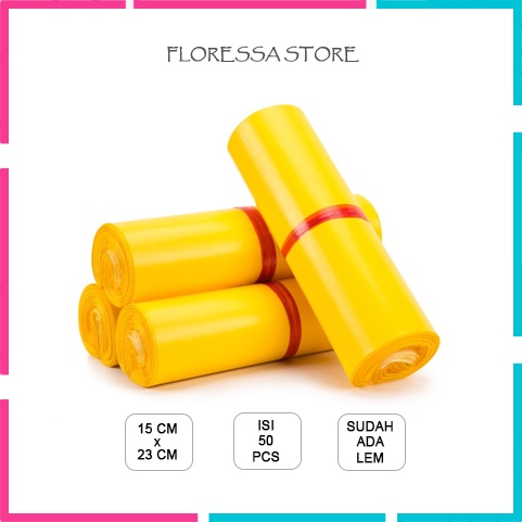 

Plastik Polymailer 15x23 cm Kuning Yellow