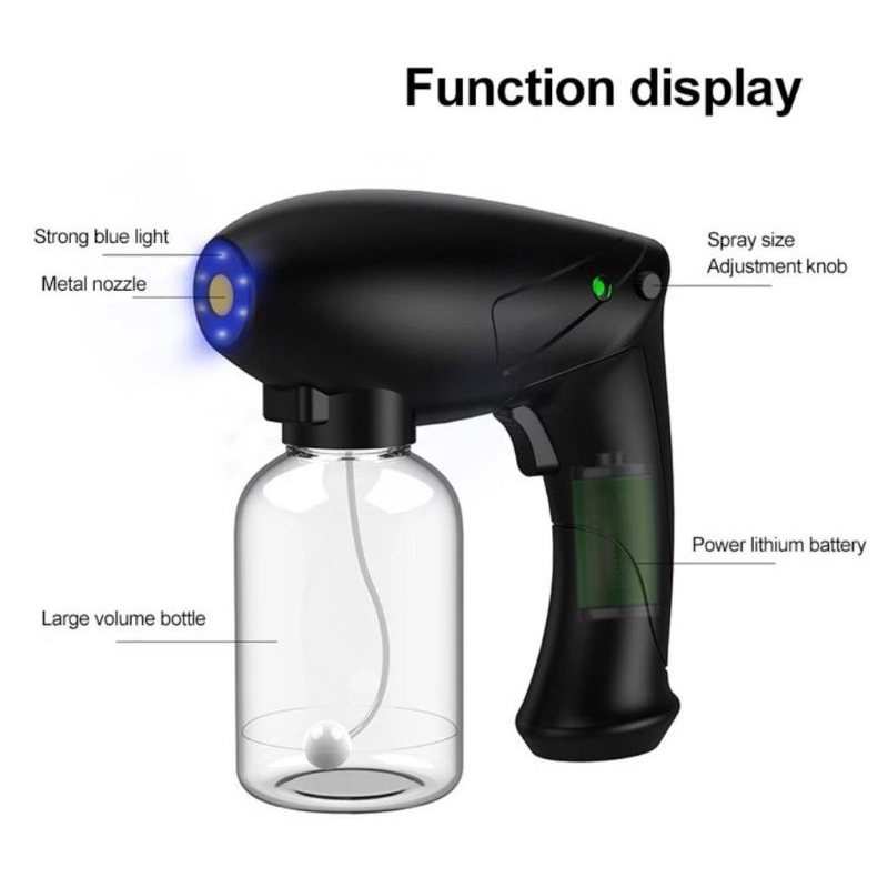 Nano Spray Gun Disinfectant Wireless Sprayer Disinfektan Portable