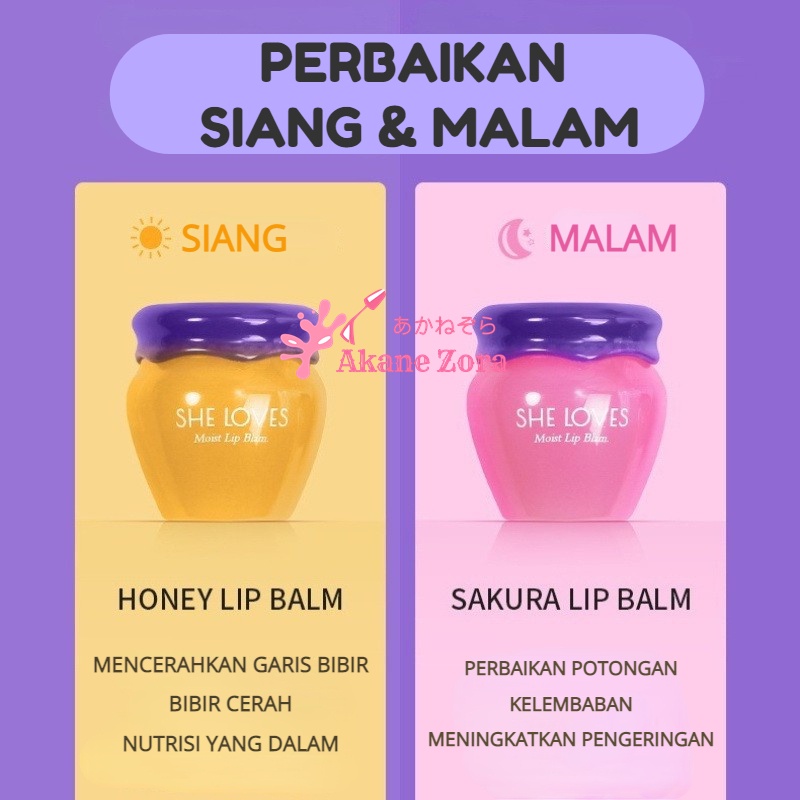 Akane Zora Lip Therapies Lip Balm Masker Bibir Moisture Lilin Lebah Lip Tint Lip Gloss Pelembab Bibir Pemerah Bibir Skin Care