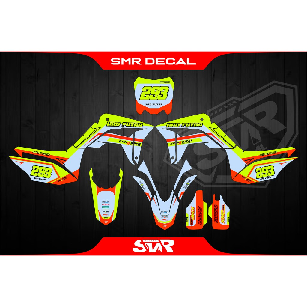 Jual Decal Crf Klx Bf S G L Hijau Stabilo Custom Decal Klx Bf Dtx Gordon Supermoto