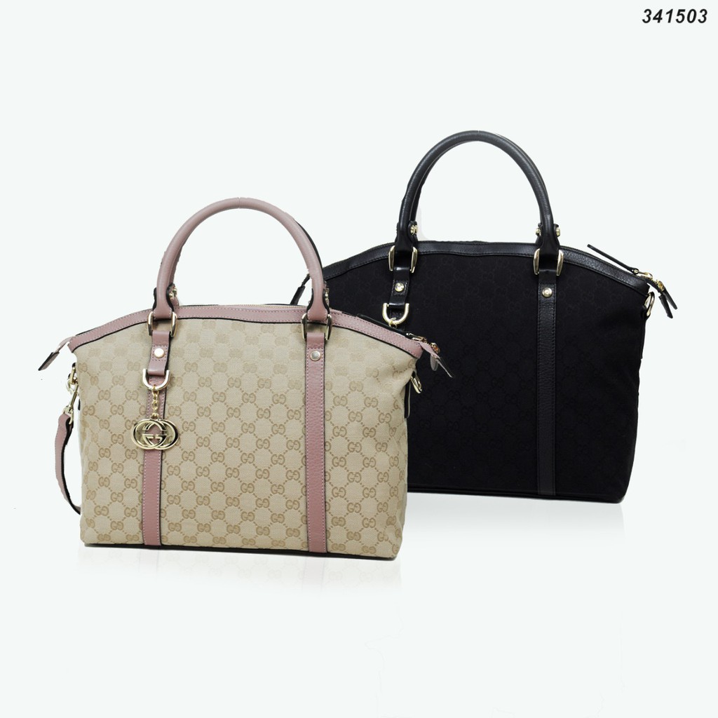 TAS GUCCI TOTE GG CANVAS 341503 TAS FASHION TAS JALAN TRENDY TAS CANTIK GOOD QUALITY