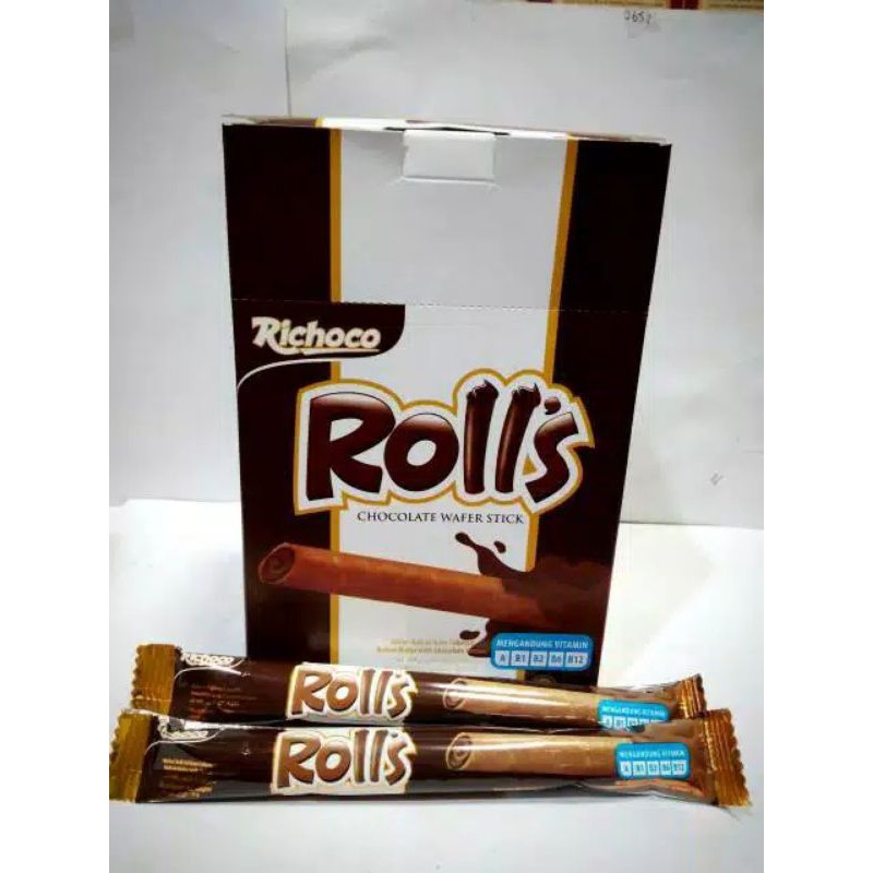 

Rolls Richeese Nabati Cokelat / Keju (20x8gram)