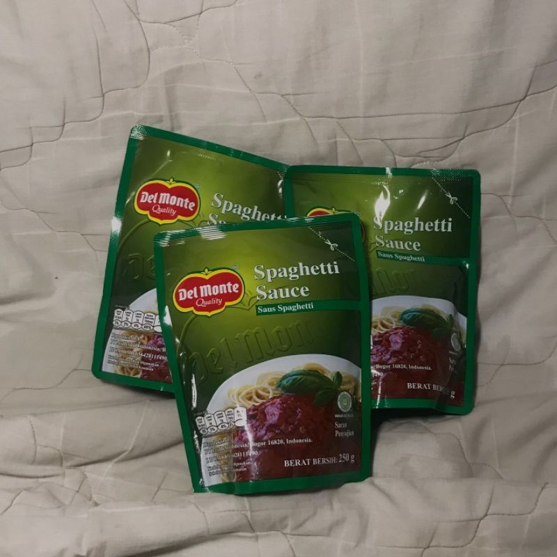 

Saos spaghetti Del Monte 250gram
