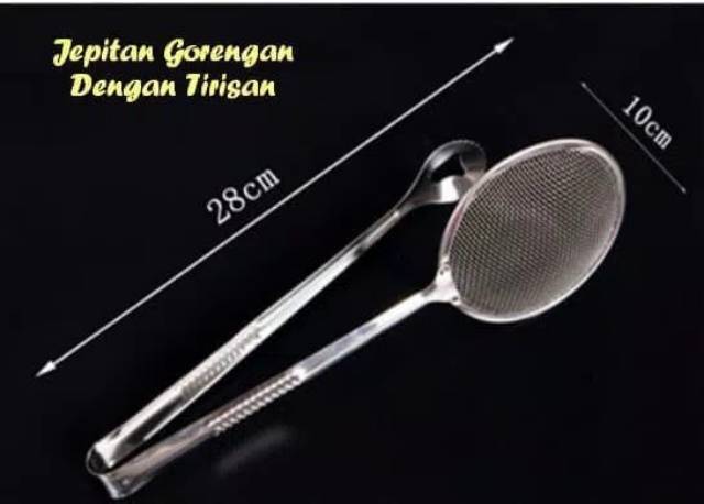 JEPITAN GORENGAN DENGAN TIRISAN MINYAK (BAHAN STAINLESS, TAHAN PANAS)