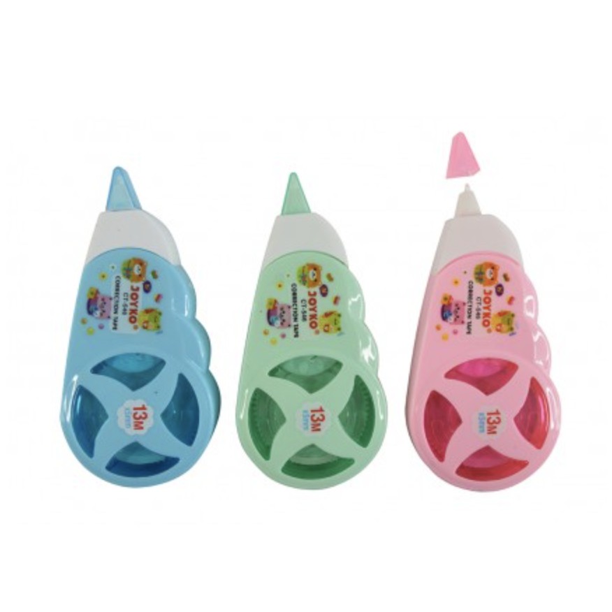 

CORRECTION TAPE JOYKO CT 546 PITA KOREKSI 13mx5mm FREE REFILL GAMBAR ANAK FANCY LUSIN ECER GROSIR