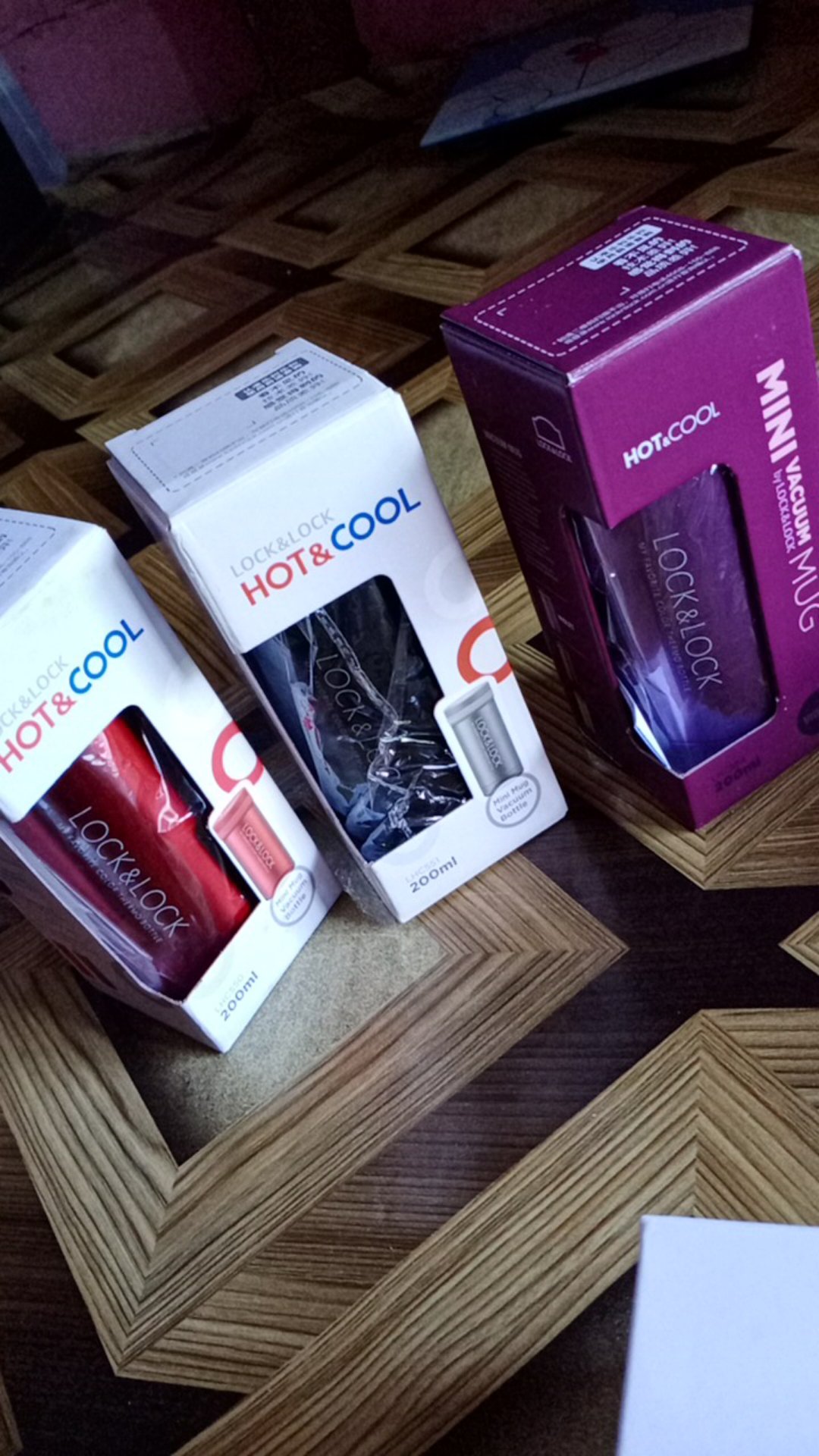 Lock & Lock Hot And Cool Tumbler Mini Mug 200ml Termos Thermos Panas Vacum Original