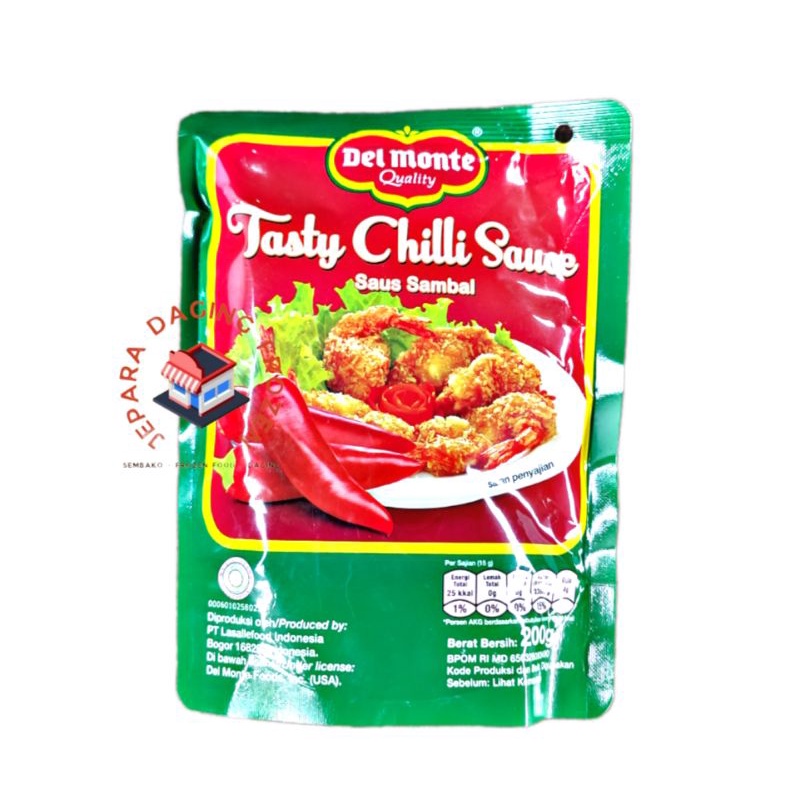 

DELMONTE TASTY CHILI SAUCE 200 GRAM