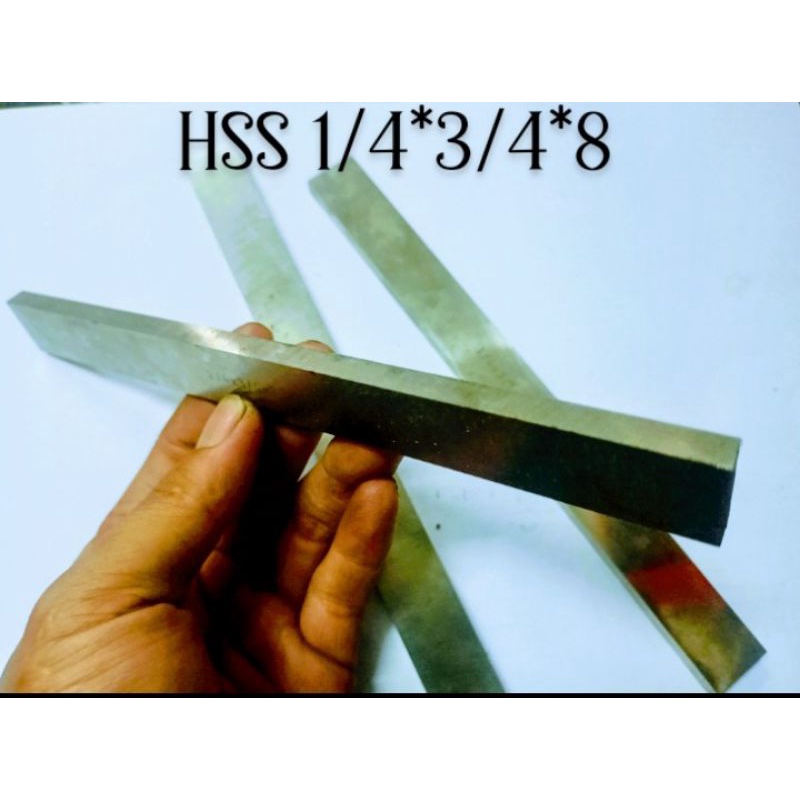 Mata Pahat Pisau Bubut HSS 6X20X200mm Hss Square Tool Murah