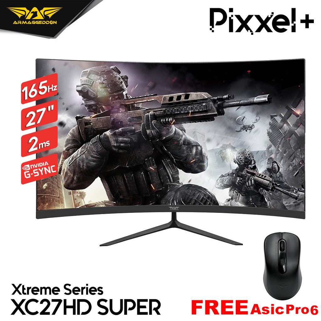 LED Monitor Gaming Armageddon Pixel XC27HD Full HD
