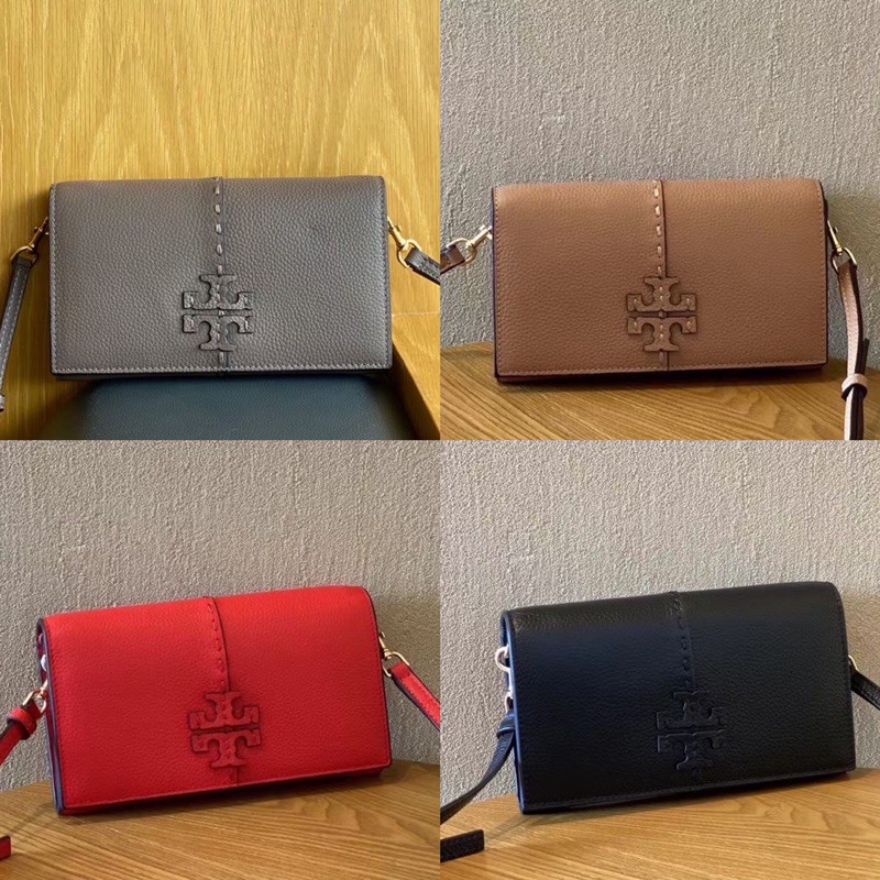 TORY BURCH MCGRAW WALLET CROSSBODY