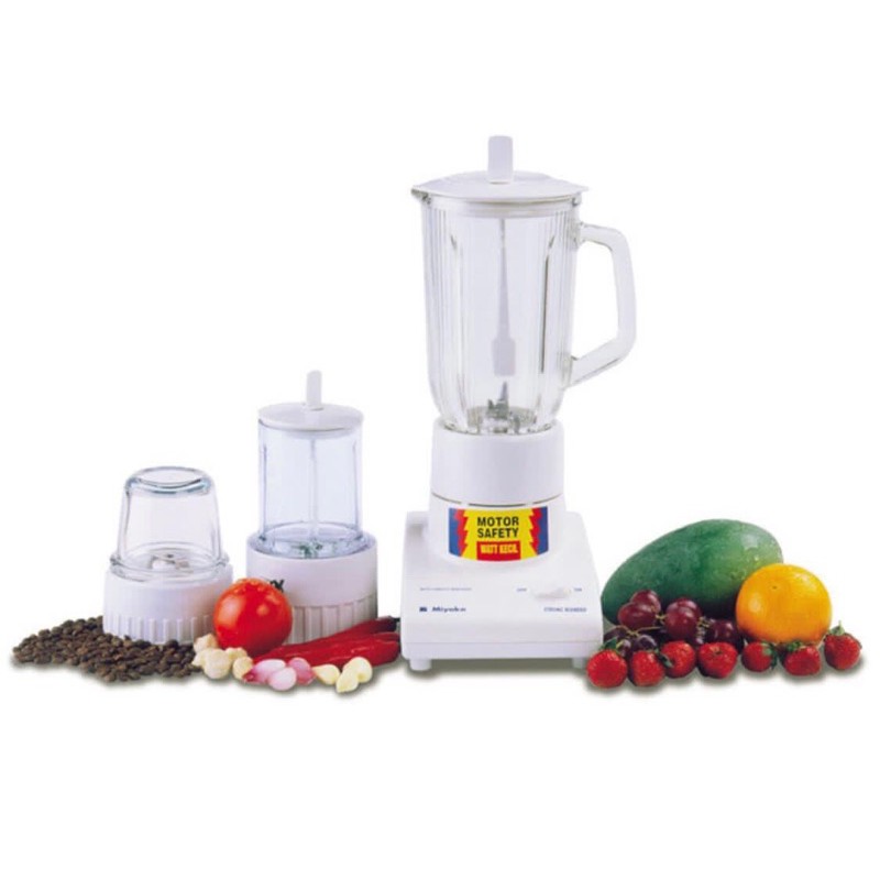 Blender Miyako Beling Kaca 1 Liter 3 in 1. Bl 102 GS