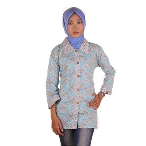 Blouse Batik I Blouse Kerja Wanita Batik I Blus Batik Wanita Lili