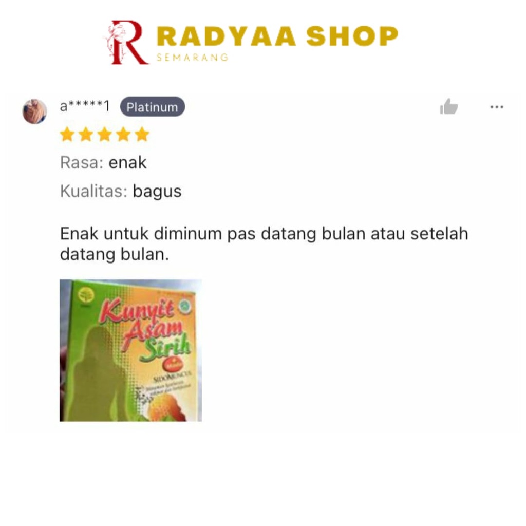 Minuman Herbal Kunyit Asam Sirih