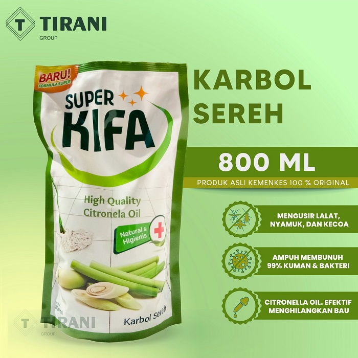 Disinfektan Konsentrat 800ml Sereh