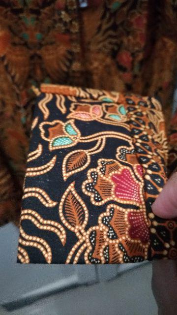 [ Jahit Rapi ] Blusebatik Slimfit Cendrawasih Sogan Atasanbatik Wanita Kerja Kantor Batiksolo Modern