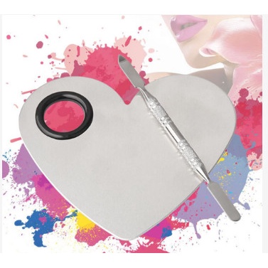 KECANTIKAN MIX PALETTE MIXING PALLETE / MIXING PALETTE / MIXING FOUNDATION BENTUK LOVE
