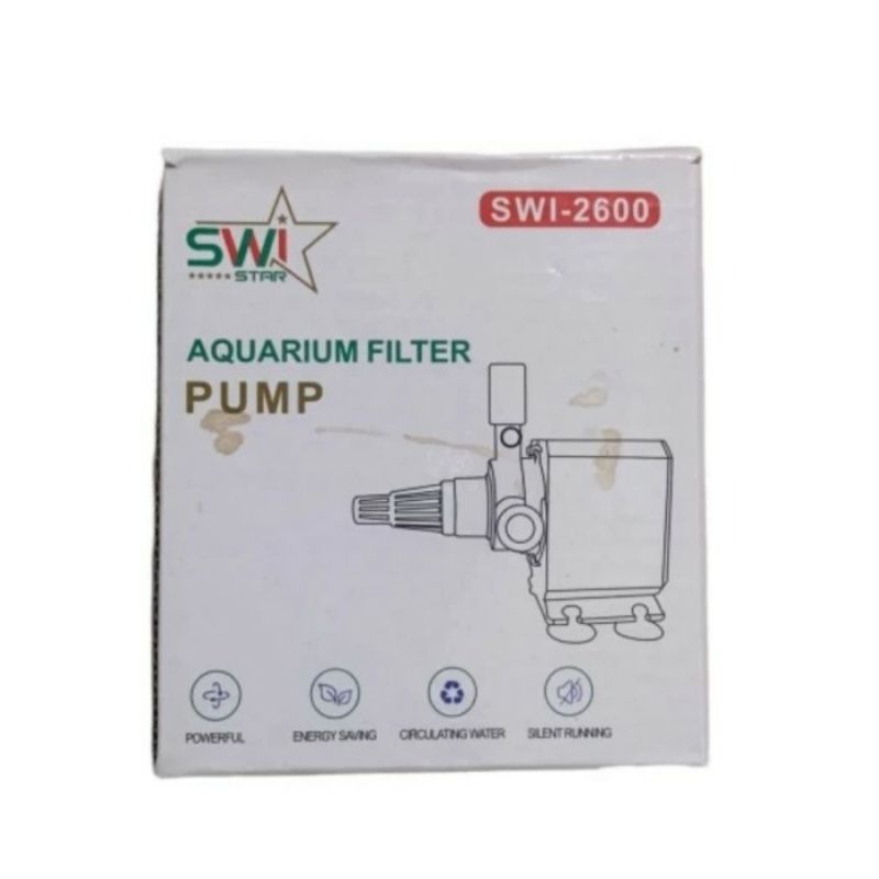 POMPA CELUP AQUARIUM POWER HEAD SWI STAR SWI2600 SWI 2600 LOW WATT