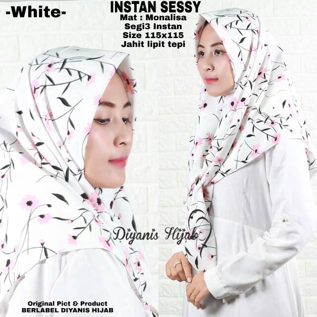 Kerudung segitiga instan sessy by dyanis hijab