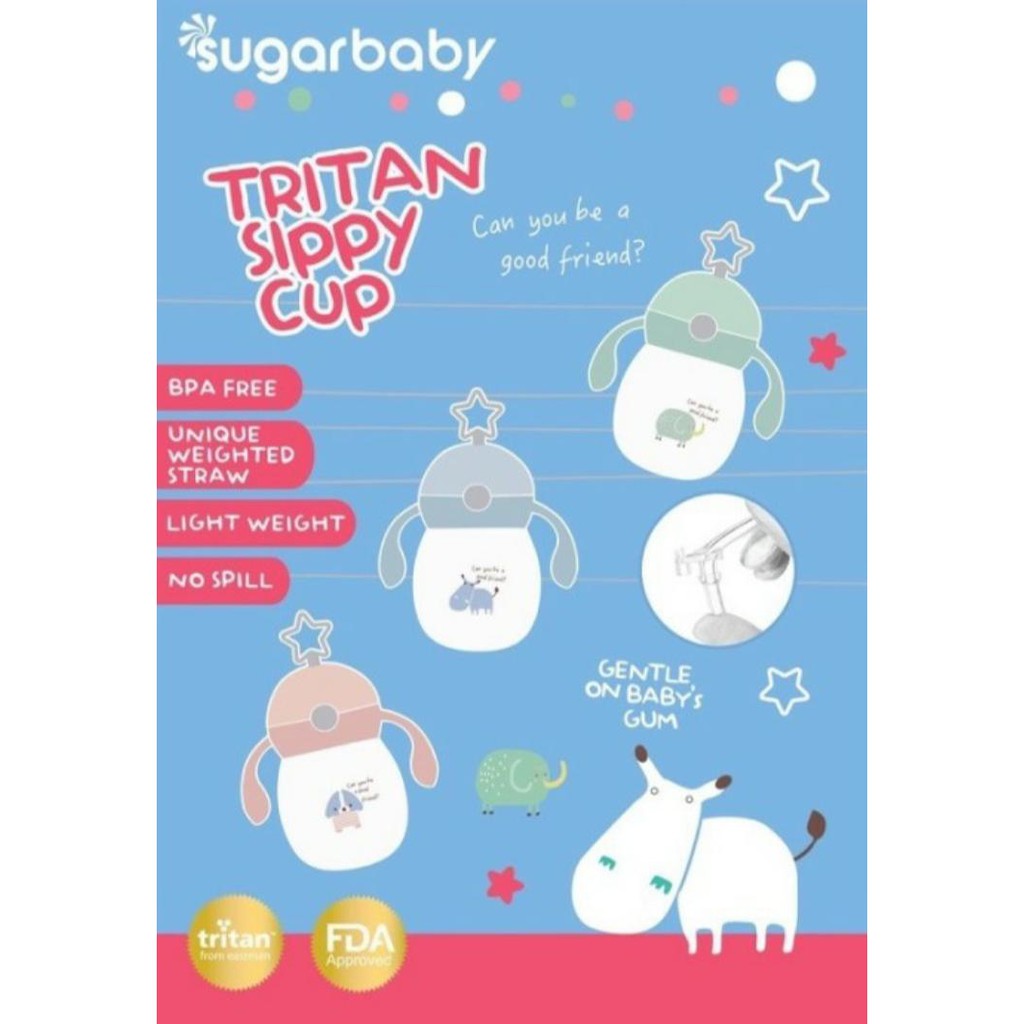 Sugarbaby Tritan Sippy Cup Star 240ml 9m+ (TSCST240)