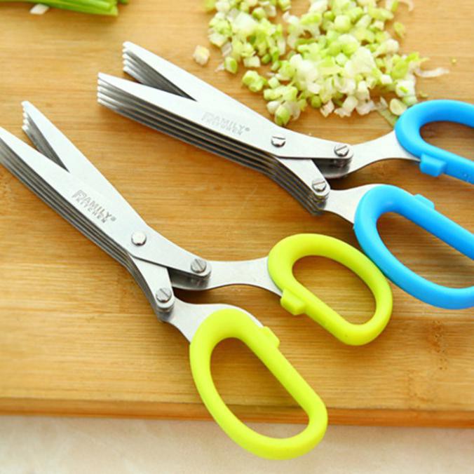

Big Sale Gunting Sayur 5 Lapis Gunting Serbaguna Gunting Dapur Multifungsi - Hijau Cuci Gudang Awal