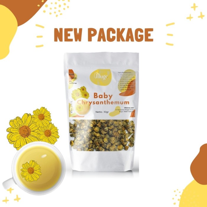 

teh-daun- teh bunga krisantemum - baby chrysanthemum tea 15 gr -daun-teh.