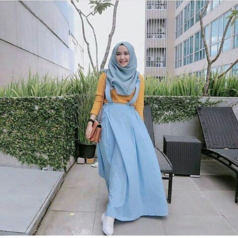 Acha overall fashion remaja wanita kekinian