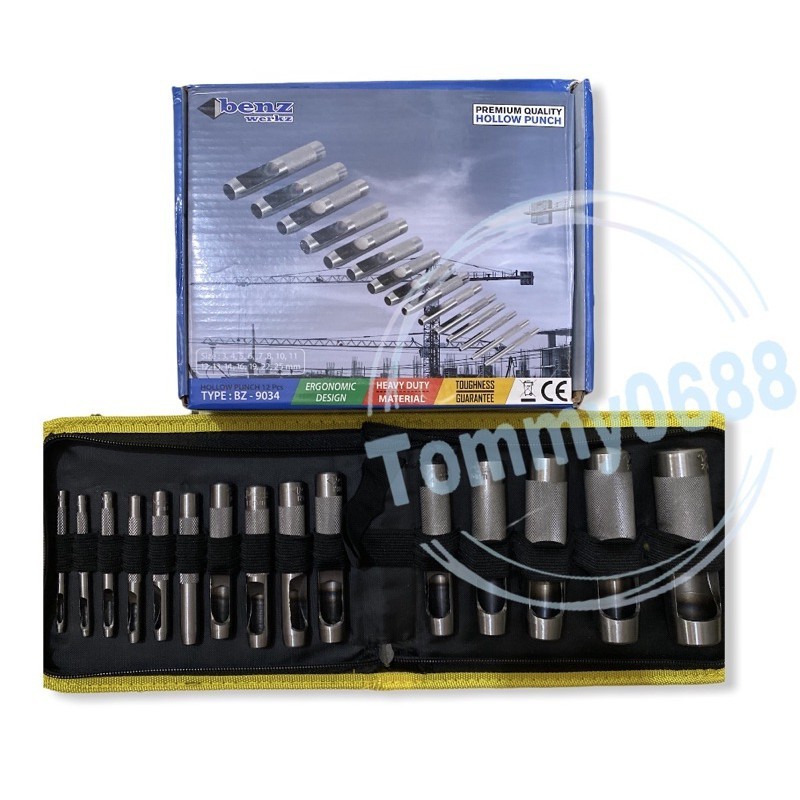 

PLONG KULIT SET 15PCS BENZ 3-25 MM PEMBOLONG KULIT HOLLOW PUNCH SET