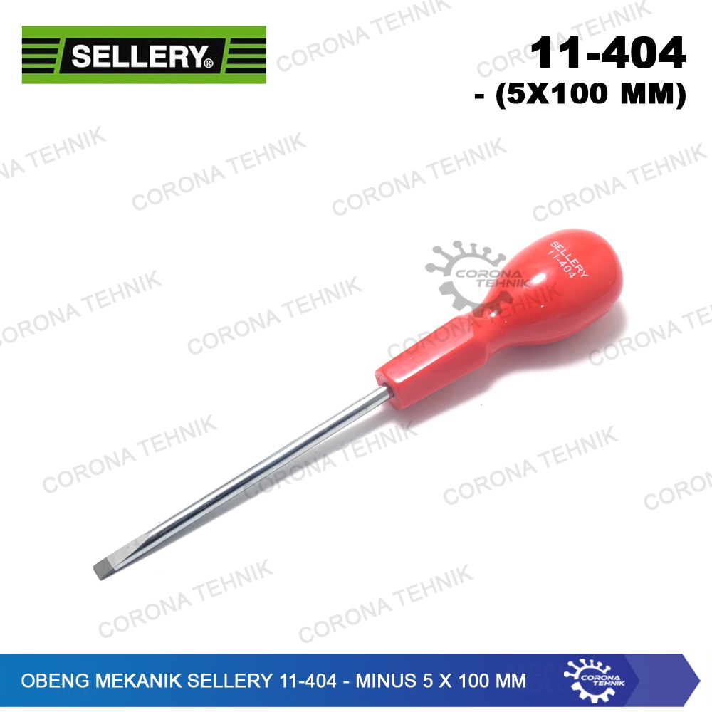 Sellery 11-404 - Obeng Mekanik  - Minus 5 x 100 mm