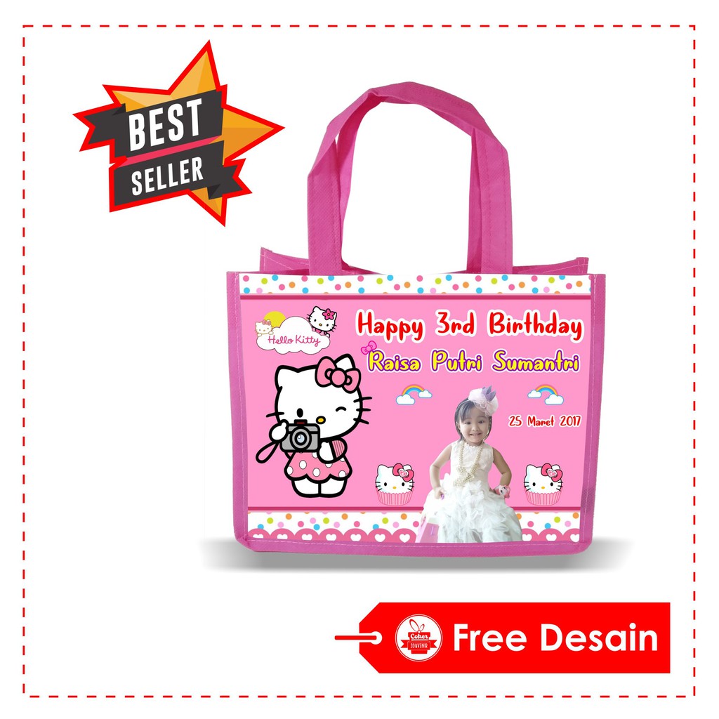 

Tas Ulang Tahun Souvenir Murah Hello Kitty