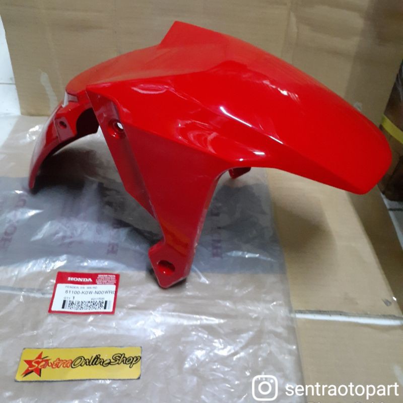 spakbor slebor depan front fender honda adv merah original hgp 61100k0wn00wrd